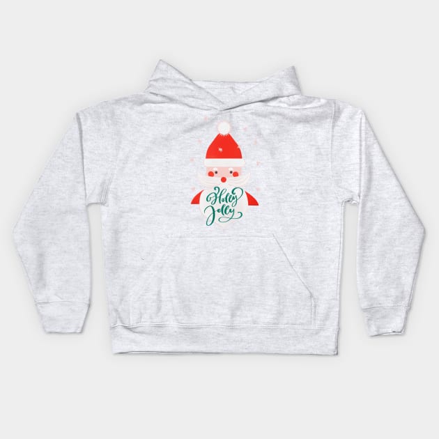 Father Christmas Kids Hoodie by showmemars